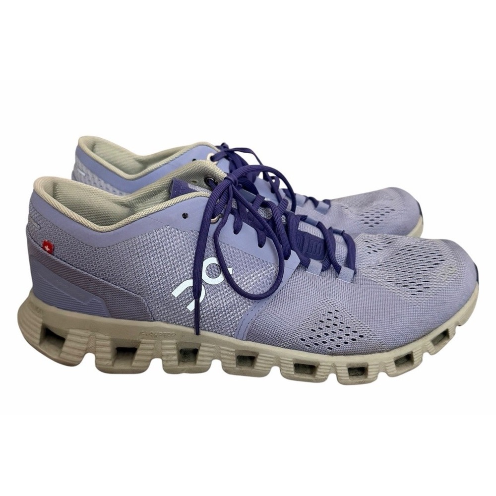 ON Cloud X Running Sneaker Shoes Lavender/Ice Women's Size 8.5